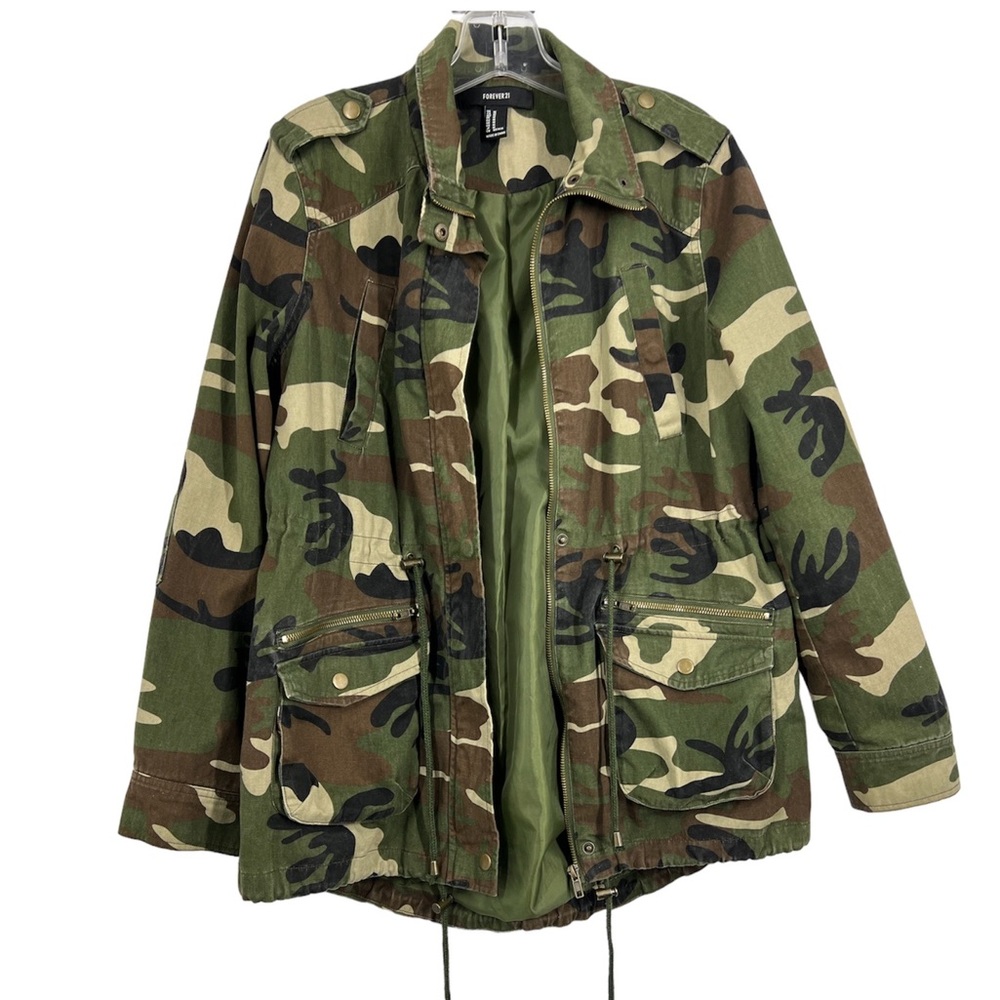 Forever 21 Military print Jacket Size Medium